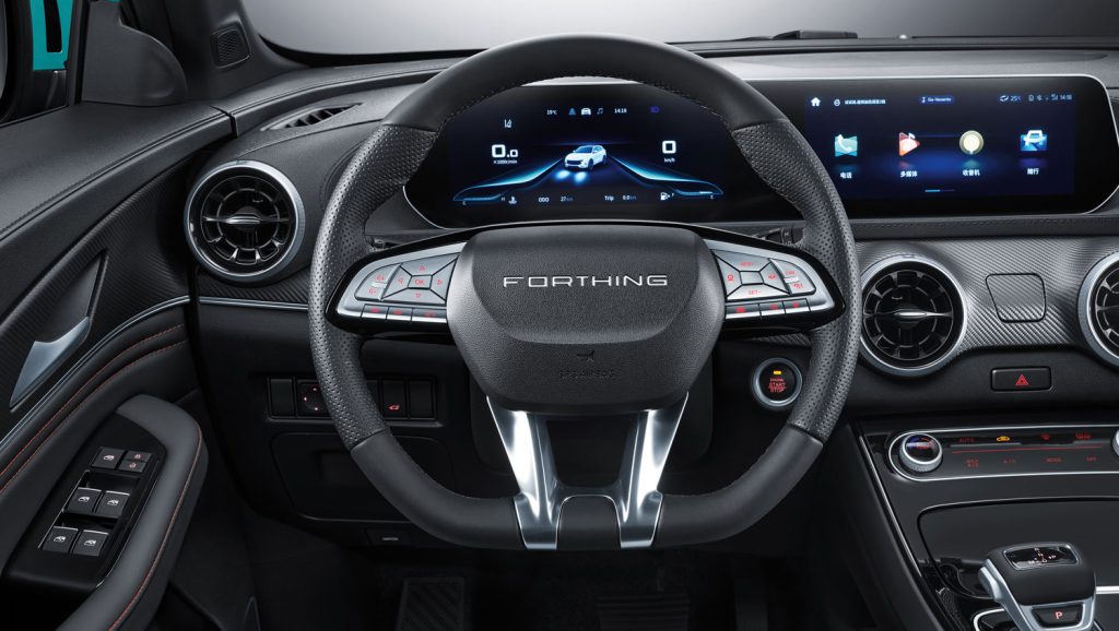 Multifunctional Leather Steering Wheel